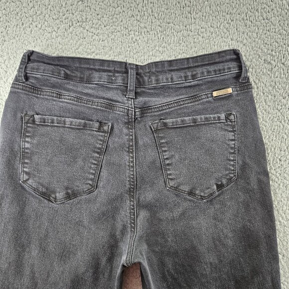 KanCan Jeans Womens 29 High Rise Skinny Button Fly Frayed Hem Denim - Picture 15 of 16